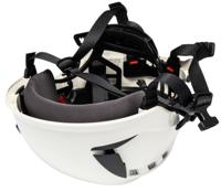 x5001ve-ce 3M SecureFit™ White Safety Helmet with Chin Strap, AdjustableVentilated