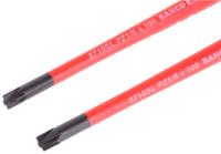 8710sl-2p Bahco Pozidriv Screwdriver Blade, PZ1 Tip, 100 mm Blade, VDE/1000V