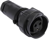 pxp701103sst1315 Bulgin Circular Connector, 3 Contacts, Cable, Standard Connector, Socket, Female, IP66, IP68, IP69K, Buccaneer 7000