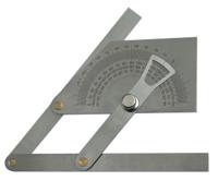 274-1073 RS PRO 0 - 180° Imperial, Metric  Vernier  Bevel Angle Protractor, 160 mm Stainless Steel Blade