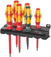 05347777001 Wera Phillips; Slotted; Square Insulated Screwdriver Set, 6-Piece