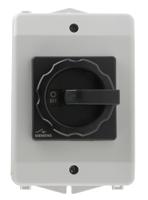 3ld2064-0tb51 Siemens 3P Pole Fixed Isolator Switch - 16A Maximum Current, 7.5kW Power Rating, IP65