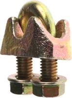 197-0146 RS PRO Steel 6.5mm Diameter Wire Rope Clamp