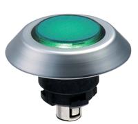 101174521 Schmersal NMLGN Series Green Illuminated Momentary Push Button, 22.3mm Cutout, IP67, IP69K