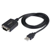 1p3fpc-usb-serial StarTech.com RS232 D Sub 9 Pin Male to USB A Male Converter Cable