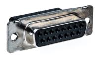 205205-2 TE Connectivity Amplimite HDP-20 15 Way Cable Mount D-sub Connector Socket