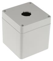 03225000b17 Bopla Light Grey Plastic Euromas Push Button Enclosure - 3 Hole 22mm Diameter