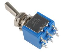 5646a9 APEM Toggle Switch, Panel Mount, On-On, DPDT, Solder Terminal