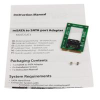 msat2sat3 StarTech.com port 2.5 in, 3.5 in Host Adapter