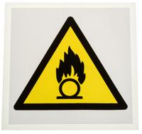 813-4451 RS PRO Self-Adhesive Hazardous Substances Hazard Warning Sign