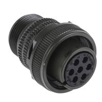 ms3106a-16s-1s Amphenol Industrial, MS3106A, Copper Alloy 7 Way Cable Mount MIL Spec Circular Connector, Socket Contacts,Shell Size