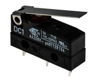dc1c-a1lc ZF Hinge Lever Micro Switch, Solder Terminal, 6 A @ 250 V ac, SPDT, IP6K7