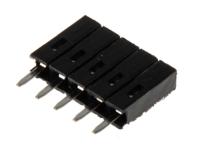 251-8200 RS PRO Straight Through Hole Mount PCB Socket, 5-Contact, 1-Row, 2.54mm Pitch, Solder Termination