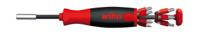 38605 Wiha Phillips, Pozidriv, Slotted, Torx Bit Holder Screwdriver, 12-Piece