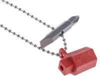 838305pb Facom Aluminium 9-way Control Cabinet Key, 4 square cavities: 5, 6, 7-8, 9-10 mm (A). 3 triangular cavities: 7, 8-9,