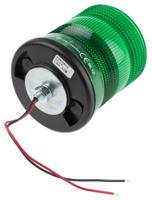 907-6043 RS PRO Green Flashing Beacon, 10 → 100 V dc, Single Point Mount, LED Bulb, IP56