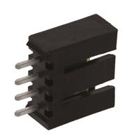 70543-0003 Molex SL Series Straight Through Hole PCB Header, 4 Contact(s), 2.54 mm Pitch, 1 Row, Shrouded