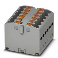 3273286 Phoenix Contact Distribution Block, 12 Way, 0.14 → 4mm², 24A, 500 V, Grey