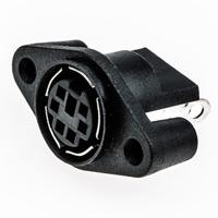 183-1798 RS PRO 6 Pole Miniature Din Socket, 1A, 100 V ac, Female, Panel Mount
