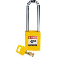 150296 Brady LOTO-101 Key Weatherproof Nylon, Steel Padlock, 6.35mm Shackle, 38.00mm Body