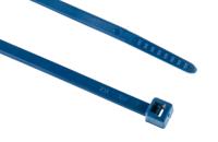 111-00829-mct30r-pa66mp-bu HellermannTyton Cable Tie, 150mm x 3.5 mm, Blue Polyamide 6.6 (PA66), Pk-100
