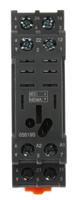 121-7825 RS PRO 8 Pin 300V DIN Rail Relay Socket, for use with RS PRO RKL Relays DPDT
