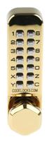 255-pb Brass Mechanical Polished Code Lock