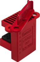 87152 ABUS 6-Lock Plastic Ball Valve Lockout