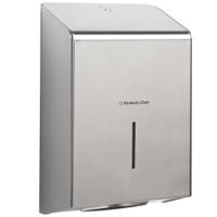 8971 Kimberly Clark Stainless Steel Silver Wall Mounting Paper Towel Dispenser, 118mm x 349mm x 237mm