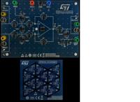 steval-cca058v1 STMicroelectronics STEVAL-CCA058V1, Amplifier IC Development Tools Operational Amplifier Trainer Board for TS921IDT