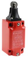 440p-mrpb22b Allen Bradley Guardmaster 440P Series Roller Plunger Interlock Switch, 2NO/2NC, IP66, 4PST, Metal Housing