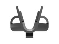 160917-2 TE Connectivity FASTIN-FASTON 250 Black Uninsulated Receptacle Spade Connector, Quick Disconnect Receptacle, 6.35 x