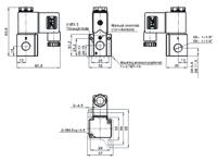 235-1140 RS PRO 3/2 Pneumatic Solenoid Valve - Solenoid G 1/8 ET Series 24V dc