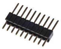 m52-040023v1045 HARWIN Archer M52 Series Straight Through Hole Pin Header, 10 Contact(s), 1.27 mm Pitch, 1 Row, Unshrouded