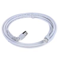 1248280030 WeidmullerIE, 3m Cat6, Grey RJ45 to Male RJ45 Male, S/FTP Shielded, Terminated LSZH Sheath