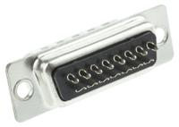 mhdb15sp MH Connectors MHDB 15 Way Cable Mount D-sub Connector Plug, 2.77mm Pitch