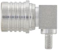 28s207-302n5 Rosenberger, Plug Cable Mount QMA Connector, 50Ω, Crimp, Solder Termination, Right Angle Body
