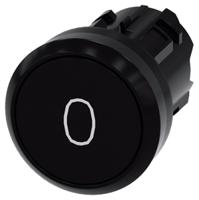 3su1000-0ab10-0ad0 Siemens SIRIUS ACT 3SU10 Series Black Momentary Push Button Head, 22mm Cutout, IP66, IP67, IP69K