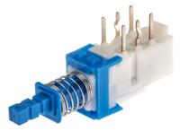 spun191600 Alps Alpine Push Button Switch, Latching, PCB, DPDT, 30V dc