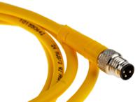 pkg-3m-2-psg-3m Turck Female 3 way M8 to Male M8 Sensor Actuator Cable, 2 m