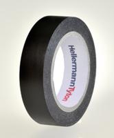 710-00104-htape-flex15-15x10-pvc-bk HellermannTyton HelaTape Flex Black Electrical Tape, 15mm x 10m