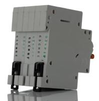 emch363 Eaton MEMShield EMCH MCB Mini Circuit Breaker 3P, 63 A, 10 kA, Curve C
