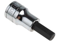 stm10 Facom 1/2 in Drive Bit Socket, Hex Bit, 10mm, 60 mm Overall Length