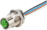 7000-13565-9720020 Murrelektronik Limited Industrial Circular Connector, 5 Contacts, Rear, M12 Connector, Socket, Female, IP67, 7000 Series