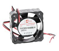 f41mm-024xk-9 Micronel F41 Series Axial Fan, 24 V dc, DC Operation, 8.4m³/h, 864mW, 55mA Max, 41 x 41 x 12mm