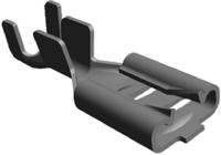 60196-2 TE Connectivity FASTON .187 Uninsulated Female Spade Connector, Receptacle, 4.75 x 0.81mm Tab Size, 0.5mm² to 1.3mm²