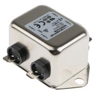 fn2010-10-06 Schaffner, FN2010 10A 250 V ac/dc 0 → 400Hz, Chassis Mount EMI Filter, Fast-On, Single Phase