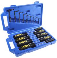499-2521 RS PRO 18-Piece Star Key Set, L Shape