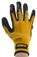 dpg70l DeWALT Yellow Work Gloves, Size 9, Rubber Coating