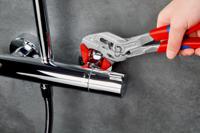 86-03-250 Knipex Plier Wrench, 250 mm Overall, Angled, Bent, Flat, Straight Tip